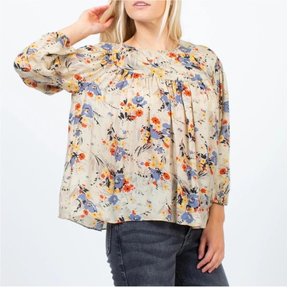 THE GREAT. Tops - The Great Floral Top